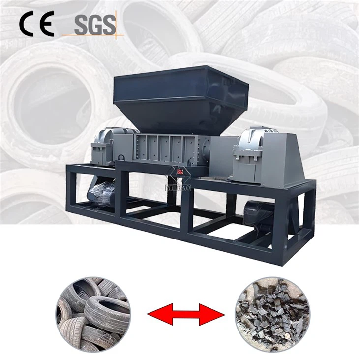 Sjeckalica guma s dvostrukom osovinom